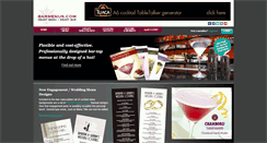 Desktop Screenshot of barmenus.com